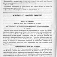 0010 - Page 6 - Assurance des médecins contre les accidents professionnels / Académies et sociétés savantes. Société de chirurgie. Séance du 28 juin 1893