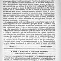 0021 - Page 17 - Hygiène. Exercices physiques, gymnastique et sport (A suivre) [Jules Rochard] / A propos de la typhlite et de l'appendicite tuberculeuse, par L.-G. Richelot (Société de chirurgie, 28 juin 1893)