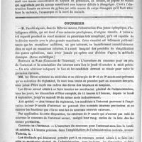 0040 - Page 36 - Revue de la presse de province. Corps étranger de l'estomac simulant un cancer de cet organe / Courrier. Hôpitaux de Paris (Concours de l'internat) / Concours de l'externat
