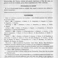 0051 - Page 47 - Académies et sociétés savantes. Société de chirurgie. Séance du 5 juillet 1893 / Courrier. Corps de santé de la marine et des colonies / Mutations