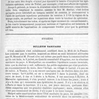 0055 - Page 51 - Hôpital de la Pitié. - M. le Professeur Tillaux. Des fissures anales. Leçon clinique recueillie par le Docteur Paul Thiéry... / Hygiène. Bulletin sanitaire