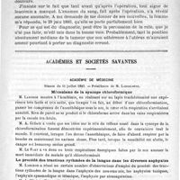 0071 - Page 67 - Un nouveau cas d'extirpation de rate hypertrophiée, tombée dans le petit bassin, par le Professeur Hector Treub... / Académies et sociétés savantes. Académie de médecine. Séance du 11 juillet 1893
