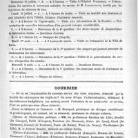 0099 - Page 95 - Congrès pour l'étude de la tuberculose humaine et animale / Courrier. Ecole de médecine de Clermont