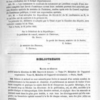 0111 - Page 107 - Loi sur l'assistance médicale gratuite / Bibliothèque. Manuel de médecine publié sous la direction de MM. Debove et Achard. - Tome Ier, Maladies de l'appareil respiratoire. Tome II, Maladies de l'appareil circulatoire. - Paris, Rueff