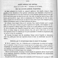 0120 - Page 116 - Revue de l'hygiène. Bains-douches municipaux / Académies et sociétés savantes. Société médicale des hôpitaux. Séance du 21 juillet 1893