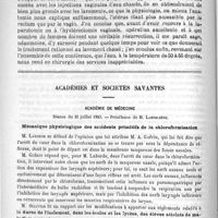 0132 - Page 128 - Hôpital de la Pitié - Docteur Paul Reclus. De l'eau chaude en chirurgie / Académies et sociétés savantes. Académie de médecine. Séance du 25 juillet 1893