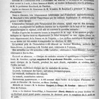 0196 - Page 192 - Courrier. Congrès international de Rome / Congrès de la tuberculose / Congrès de l'association pour l'avancement des sciences / Faculté de médecine / Dictinctions honorifiques / Avis