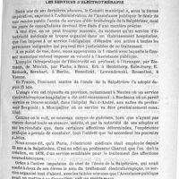 0197 - Page 193 - Sommaire / Les services d'électrothérapie