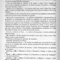 0208 - Page 204 - Courrier. Incident au cours des épreuves pour l'admission à l'école de médecine navale de Bordeaux / Hospices civils de Marseille / Mensuration anthropométrique / Faculté de médecine de Paris / Faculté de médecine de Lyon / Corps de santé de la marine et des colonies