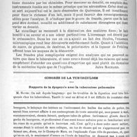 0214 - Page 210 - Hygiène. Altérations spontanées. Stérilisation et falsifications du Lait (Suite) [Jules Rochard] / Congrès de la tuberculose. Rapports de la dyspepsie avec la tuberculose pulmonaire / Feuilleton. Sur l'indiscipline des médecins