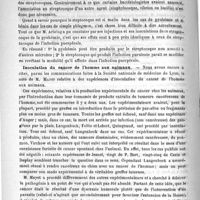 0240 - Page 236 - Revue de la presse de province. Bactériologie de l'infection purulente / Inoculation du cancer de l'homme aux animaux