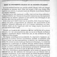 0245 - Page 241 - Sommaire / Mort du Professeur Charcot et du Docteur Blanche