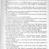 0255 - Page 251 - Courrier. Obsèques du Professeur Charcot / Distinctions honorifiques / Hospices civils de Marseille / Prix Charles Boullard / Faculté de médecine de Bordeaux / Faculté de médecine de Lille / Faculté de médecine de Lyon / Faculté de médecine de Montpellier / Faculté de médecine de Nancy