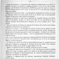 0291 - Page 287 - Académie des sciences. Séance du 14 août / Courrier. Autre legs Boullard / Manoeuvres du service de santé / Officiat et doctorat / Les médecins et chirurgiens de Napoléon Ier