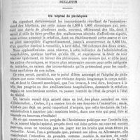 0305 - Page 301 - Sommaire / Bulletin. Un hôpital de phtisiques