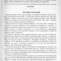 0319 - Page 315 - Hôpital de la Pitié. - M. Tillaux. Tumeurs fibro-plastiques du sein. Leçon recueillie par M. Thiéry... / Hygiène. Bulletin sanitaire