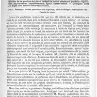 0329 - Page 325 - Sommaire / De la conduite à tenir dans les lésions opératoires (plaies, résection) de la portion extra-péritonéale de la vessie, herniée seule ou avec l'intestin. - En particulier de ce que l'on doit faire lorsque la lésion méconnue pendant l'opération, est reconnue immédiatement après l'intervention. - Quelques mots au sujet des hernies intra-sacculaires. Par A. Demoulin...