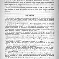 0352 - Page 348 - Congrès des médecins aliénistes des pays de langue française (IVe session tenue à La Rochelle, du 1er au 6 août 1893). Des auto-intoxications dans les maladies mentales. - MM. Régis... et Chevalier-Lavaure... (A suivre) / Courrier. Legs Chevillon / Prix de médecine d'armée / Corps de santé de la marine et des colonies
