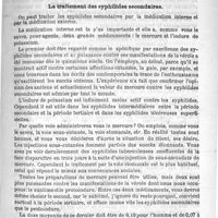 0365 - Page 361 - Sommaire / Hôpital Saint-Louis. - M. le Professeur Fournier. Le traitement des syphilides secondaires