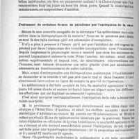 0368 - Page 364 - Hôpital Saint-Louis. - M. le Professeur Fournier. Le traitement des syphilides secondaires / Traitement de certaines formes de paludisme par l'extirpation de la rate
