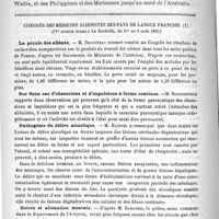 0386 - Page 382 - Le tokelau et son parasite / Congrès des médecins aliénistes des pays de langue française (IVe session tenue à La Rochelle, du 1er au 6 août 1893). Le pécule des aliénés / Sur deux cas d'obsessions et d'impulsions à forme continue / Pathogénie du délire alcoolique / Goître et aliénation mentale / Persécuteur migrateur