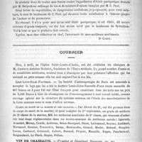 0436 - Page 432 - Correspondance. A propos de l'Elixir parégorique / Courrier. Legs Louis-Jules Fauvelle / Corps de santé de la marine et des colonies