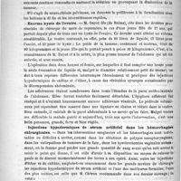 0456 - Page 452 - Revue de la presse française. Chirurgie. Traitement des fibromes utérins par l'électricité / Enorme kyste de l'ovaire / Injections hypodermiques de sérum artificiel dans les hémorrhagies chirurgicales