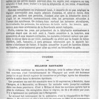 0465 - Page 461 - Des blépharites et de leur traitement, par M. Valude (Leçons professées à la clinique nationale ophtalmologique des Quinze-Vingts). Blépharite herpétique / Hygiène. Bulletin sanitaire