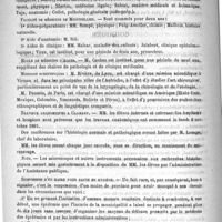 0508 - Page 504 - Courrier. Faculté de médecine de Lyon / Faculté de médecine de Montpellier / Ecole de médecine d'Alger / Missions scientifiques / Travaux anatomiques à Clamart / Supension d'un maire pour faute en hygiène