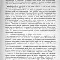 0565 - Page 561 - Revue de la presse française. Injections sous-conjonctivales de sublimé, par le M. Grand-Clément / Maladie kystique essentielle du foie et des reins / Pommade sulfanée