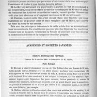 0574 - Page 570 - Le banquet des médecins russes / Académies et sociétés savantes. Société médicale des hôpitaux. Séance du 20 octobre 1893