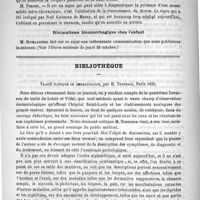 0576 - Page 572 - Académies et sociétés savantes. Société médicale des hôpitaux. Séance du 20 octobre 1893 / Bibliothèque. Traité clinique de dermatologie, par H. Tenneson, Paris 1893