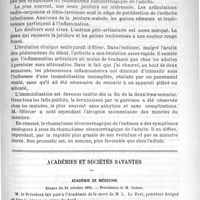 0587 - Page 583 - Rhumatisme blennorrhagique dans l'enfance, par H. Richardière / Académies et sociétés savantes. Académie de médecine. Séance du 24 octobre 1893 / Société de biologie. Séance du 21 octobre 1893