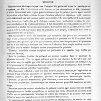 0589 - Page 585 - Académie et sociétés savantes. Société de biologie. Séance du 21 octobre 1893 / Revue de la presse française. Médecine. Conclusions thérapeutiques sur l'emploi du gallanol dans le psoriasis et l'eczéma, par MM. P. Cazeneuve et Et. Rollet