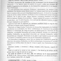0592 - Page 588 - Courrier. Assistance publique / Nouvelle organisation des infirmiers et des brancardiers dans les régiments et les ambulances / Questions données à l'externat / Corps de santé de la marine et des colonies