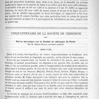 0607 - Page 603 - Revue de l'hygiène. Mortalité infantile / Cinquantenaire de la Société de chirurgie. Notice historique sur la Société de chirurgie de Paris, par M. Charles Monod... (Suite et fin)