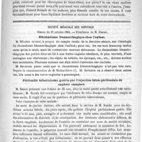 0613 - Page 609 - Cinquantenaire de la Société de chirurgie. Notice historique sur la Société de chirurgie de Paris, par M. Charles Monod... (Suite et fin) / Société médicale des hôpitaux. Séance du 27 octobre 1893
