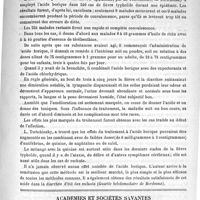0633 - Page 631 - Revue de la presse française. Médecine. Le pouvoir bactéricide du mucus nasal, par Wirtz et Lermoyer (Journal des Sciences médicales de Lille) / L'acide borique dans la fièvre typhoïde, par L. Tortchinsky (Gazette hebdomadaire de Bordeaux) / Académies et sociétés savantes. Académie des sciences. Séance du 23 octobre