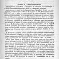 0637 - Page 637 - Sommaire / Bulletin. L'incident de l'Académie de médecine