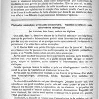 0638 - Page 638 - Bulletin. L'incident de l'Académie de médecine / Péritonite tuberculeuse avec ascite considérable. - Guérison spontanée, sans intervention chirurgicale, par le Docteur Jules Comby...
