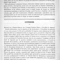 0680 - Page 680 - Bibliothèque. Guide sanitaire des troupes et du colon aux colonies, par le Docteur Villedary... - Société d'éditions scientifiques. Paris, 1893 / Courrier. Opinions de la presse médicale sur l'incident cornélius Herz à l'Académie de médecine