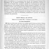 0703 - Page 703 - Académies et sociétés savantes. Académie des sciences. Séance du 6 novembre 1893 / Société médicale des hôpitaux. Séance du 17 novembre 1893