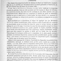 0712 - Page 712 - Les infections bronchiques / Revue de la presse anglaise (Chirurgie)
