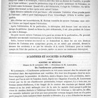 0715 - Page 715 - Revue de la presse anglaise (Chirurgie) / Académies et sociétés savantes. Académie de médecine. Séance du 21 novembre 1893