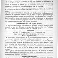 0717 - Page 717 - Académies et sociétés savantes. Académie de médecine. Séance du 21 novembre 1893 / Société de dermatologie et de syphiligraphie. Séance du 16 novembre 1893