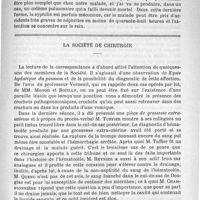 0723 - Page 723 - Hôpital de la Pitié. - M. le Professeur Jaccoud. Les néphrites syphilitiques précoces / La société de chirurgie