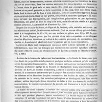 0810 - Page 810 - Hygiène. Fièvre des côtes de la Méditerranée / Action de la fumée du tabac sur les bactéries / La désinfection à Paris