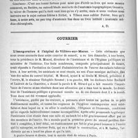 0814 - Page 814 - Bibliothèque. Précis d'anatomie topographique, par M. Rudinger... - Edition française avec notes et additions par Paul Delbet... - Préface du Professeur Le Dentu / Courrier. L'inauguration de l'hôpital de Villière-sur-Marne / Concours de l'externat / Les médecins de Paris et la loi / Les malades payants dans les hôpitaux de Bordeaux