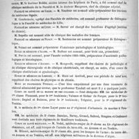 0816 - Page 816 - Courrier. Prix Chateauvillard / Faculté de Bordeaux / Faculté de médecine de Lille / Faculté de médecine de Lyon / Faculté de médecine de Nancy / Ecole de médecine d'Alger / Ecole de médecine d'Angers / Ecole de médecine de Limoges / Mort du Professeur Tyndall / Corps de santé de la marine et des colonies / Corps de santé militaire