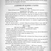 0818 - Page 818 - Arthralgies scarlatineuses anormalement précoces. - L'infection et le rhumatisme noueux, par M. P. Le Gendre... / Académies et sociétés savantes. Académie de médecine. Séance publique annuelle du 12 décembre 1893